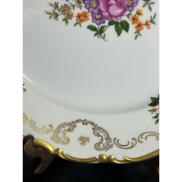 REICHENBACH GDR Dinner, Salad, Bread & Butter, Saucer Plates-RARE-One Set of  4 - Picture 10 of 16